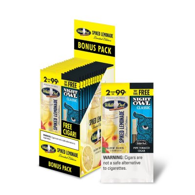 White Owl Spiked Lemonade Cigarillos + Bonus Night Owl (3 pk., 15 ct.) - Sam's  Club