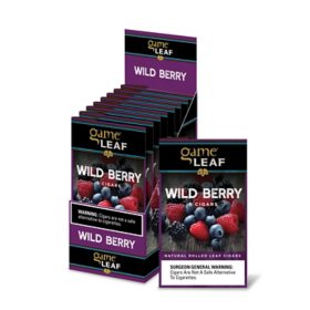 Game Leaf Wild Berry Cigar 5 ct., 8 pk.
