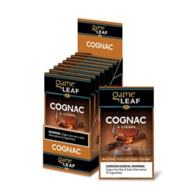 Game Leaf Cognac Cigar 5 ct., 8 pk.