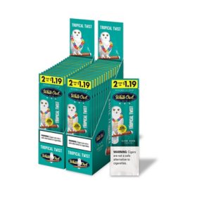 White Owl Tropical Twist Cigars, Pre-Priced 2 for $1.19, 2 ct., 30 pk.