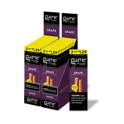 Game Cigars Grape PrePriced 2 ct., 30 pk. Sam's Club