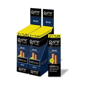 Game Blue Cigars, Pre-Priced 2 for $1.29, 2 ct., 30 pk.