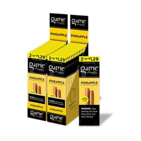 Game Cigars Pineapple Pre-Priced 2 ct., 30 pk.