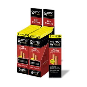 Game Cigars Red Sweets Pre-Priced 2 ct., 30 pk.