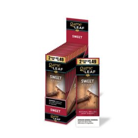 Game Leaf Sweet Aromatic Cigars, Pre-Priced 2 for $1.49, 2 ct., 15 pk.