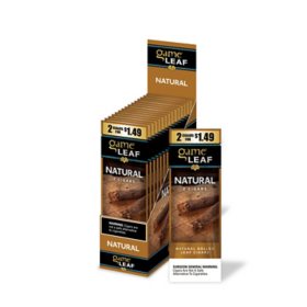 Game Leaf Natural Cigars, Pre-Priced 2 for $1.49, 2 ct., 15 pk.