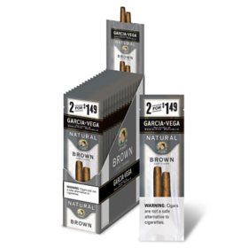 Garcia y Vega Cigars Nat Brown Pre-Priced 2 ct., 15 pk.