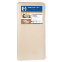 Sealy Baby Cotton Cozy Rest 2-Stage Crib and Toddler Bed Mattress