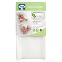 Sealy Soybean Comfort 3-Sided Contoured Diaper Changing Pad, White