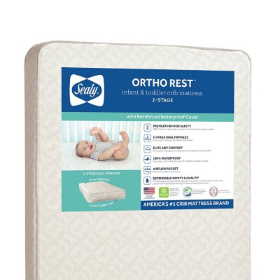 Sealy Allergy Protection Plus Waterproof Fitted Crib Mattress Pad