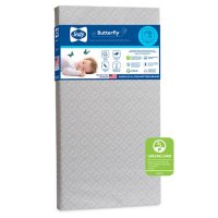 Sealy Butterfly Waterproof Ultra Firm Crib and Toddler Mattress, EM902-AVL1
