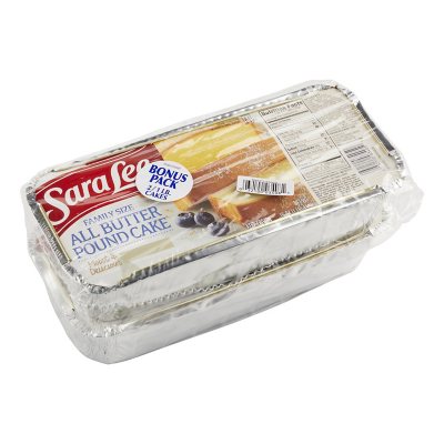  Sara Lee Pound Cake, 10.75 onzas - 12 por caja