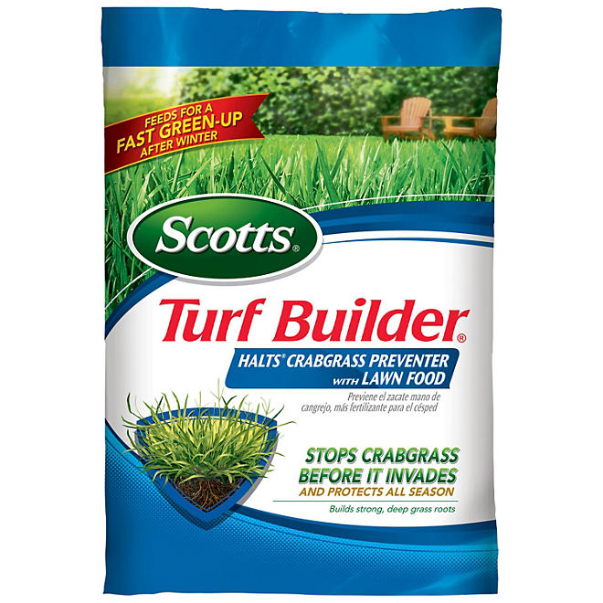 Scotts Turf Builder Halts Crabgrass Preventer with Lawn Food