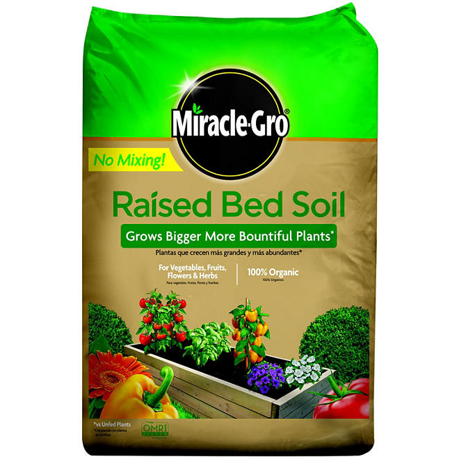 Miracle Gro Raised Bed Soil 40 qt.