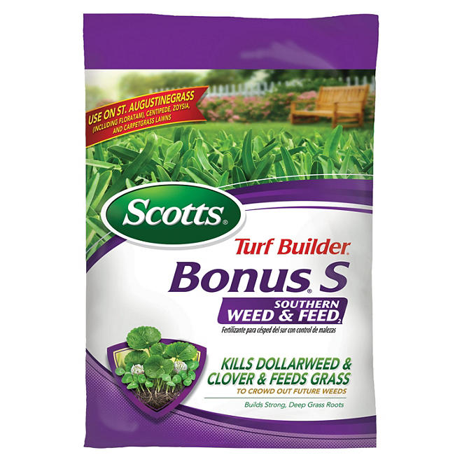 Scotts Turf Builder Bonus S Southern Weed and Feed Fertilizer