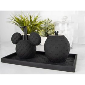  Mickey Mouse 3-Piece Debossed Bathroom Accessory Set, Assorted Sets