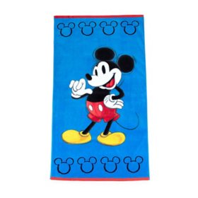 Disney 100 Mickey Mouse Beach Towel,  34" x 64"