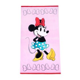 Disney 100 Minnie Mouse Kids' Beach Towel, 34" x 64"