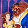 Beauty & Beast, variant on Disney Classic VHS Boxed Silk Touch Throw, 50" x 70"