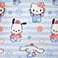 Hello Kitty, variant on Americana 2-Piece Licensed Character Pillow and Silk Touch Throw Set, 60"x70"