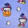 Hello Kitty, variant on Licensed Characters Adult Halloween Silk Touch Throw Blankets, 60" x 70"