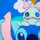Lilo & Stitch, variant on Licesned Character Family Sized Beach Towel, 72"x84"