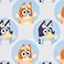 Bluey, variant on Liscensed Character Pillow and Throw Blanket Set