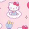 Hello Kitty, variant on Liscensed Character Pillow and Throw Blanket Set