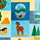 Patchwork, variant on Adult Licensed National Park Silk Touch Throws, 60" x 70"