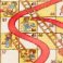 Chutes and Ladders, variant on Licensed Classic Boxed Board Game Silk Touch Throw, 50" x 70"