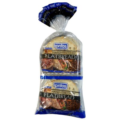 Kontos Hand-Stretched Flatbread (28 oz., 2 pk.) - Sam's Club