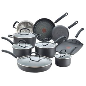T-fal Ultimate 14-Piece Hard Anodized Nonstick Cookware Set