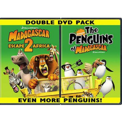 Madagascar / Penguins of Madagascar DVD Ben Stiller NEW