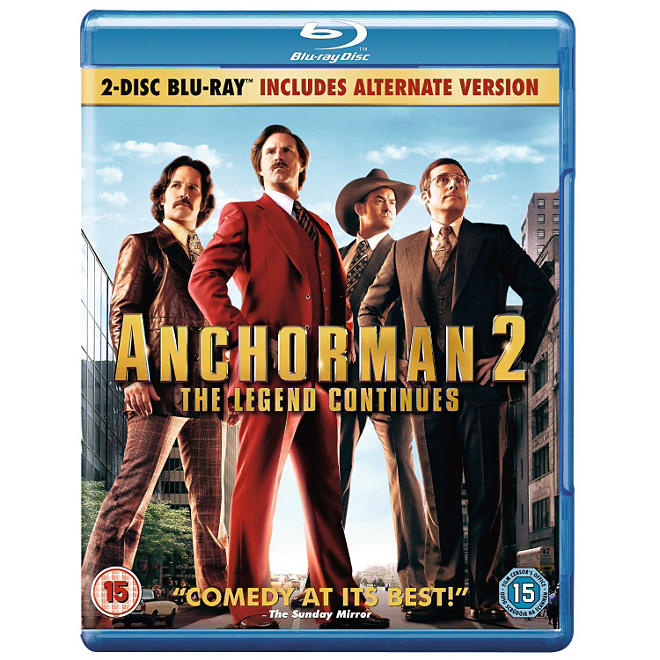 Anchorman 2: The Legend Continues (Blu-ray + DVD) 