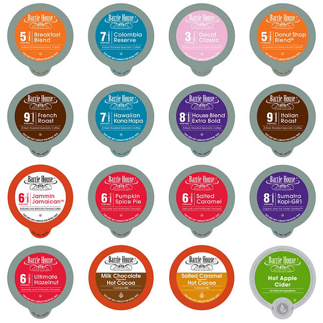 Barrie House Single Serve K-Cups, Assorted Flavors (24 ct)