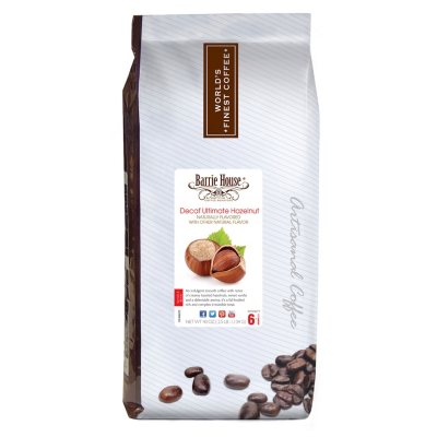 Barrie House Whole Bean Coffee Decaf Hazelnut 40 Oz Sam S Club