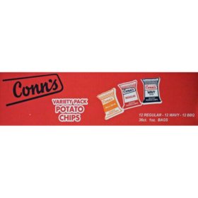 Conn's Variety Pack Chips, 36 ct.