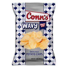 Conn's Wavy Potato Chips, 13 oz.