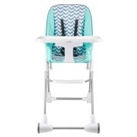 Evenflo Symmetry Flat Fold High Chair, Spearmint Spree