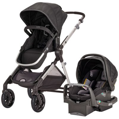 Evenflo Pivot Xpand Travel System with SafeMax Infant Car Seat Choose Color