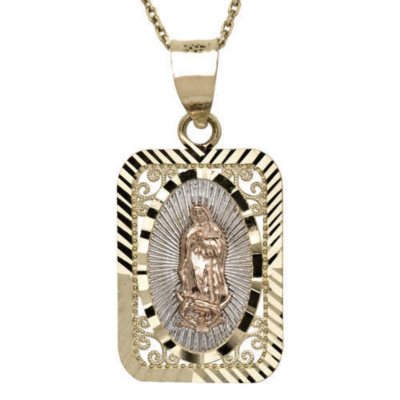 14K Gold Guadalupe Pendant - Sam's Club