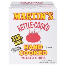 Martin's Kettle-Cook'd Potato Chips (3 lb. box)