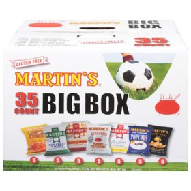 Martin's Big Box Variety Pack Chips 35 ct.