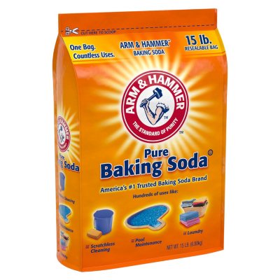 Arm & Hammer Pure Baking Soda (15 lbs.) - Sam's Club