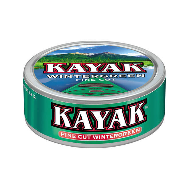 Kayak Long Cut Wintergreen, Prepriced for $2.49 (10 cans)