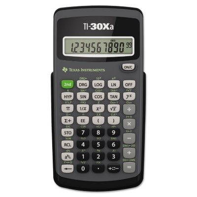 Texas Instruments TI-30XA Scientific Calculator, 10-Digit LCD