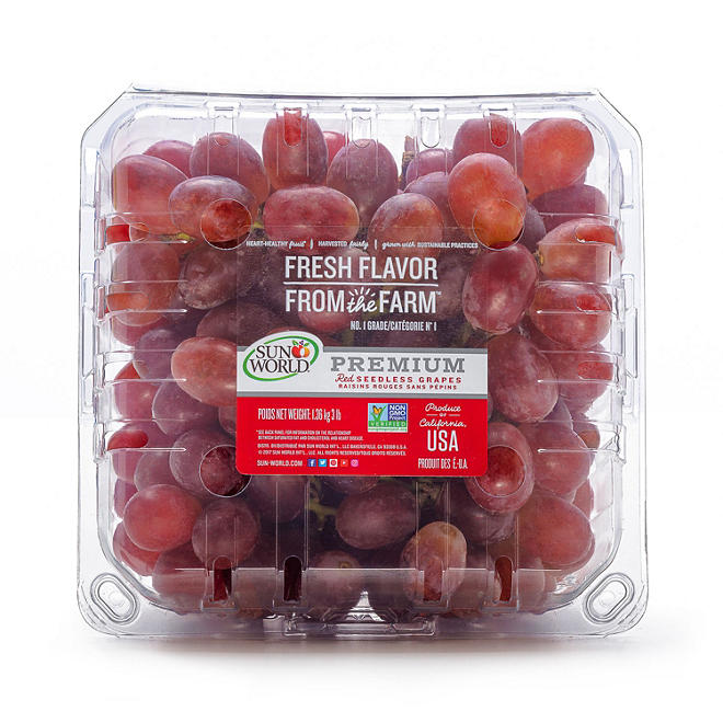 Red Seedless Grapes 3 lbs.