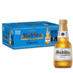 Modelo Especial Modelito Mexican Lager Beer 7 fl. oz. bottle, 24 pk.