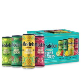 Modelo Spiked Aguas Frescas Variety Pack, 12 fl. oz. can, 12 pk.