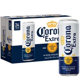 Corona Extra Mexican Lager Beer  12 fl. oz. can, 24 pk.